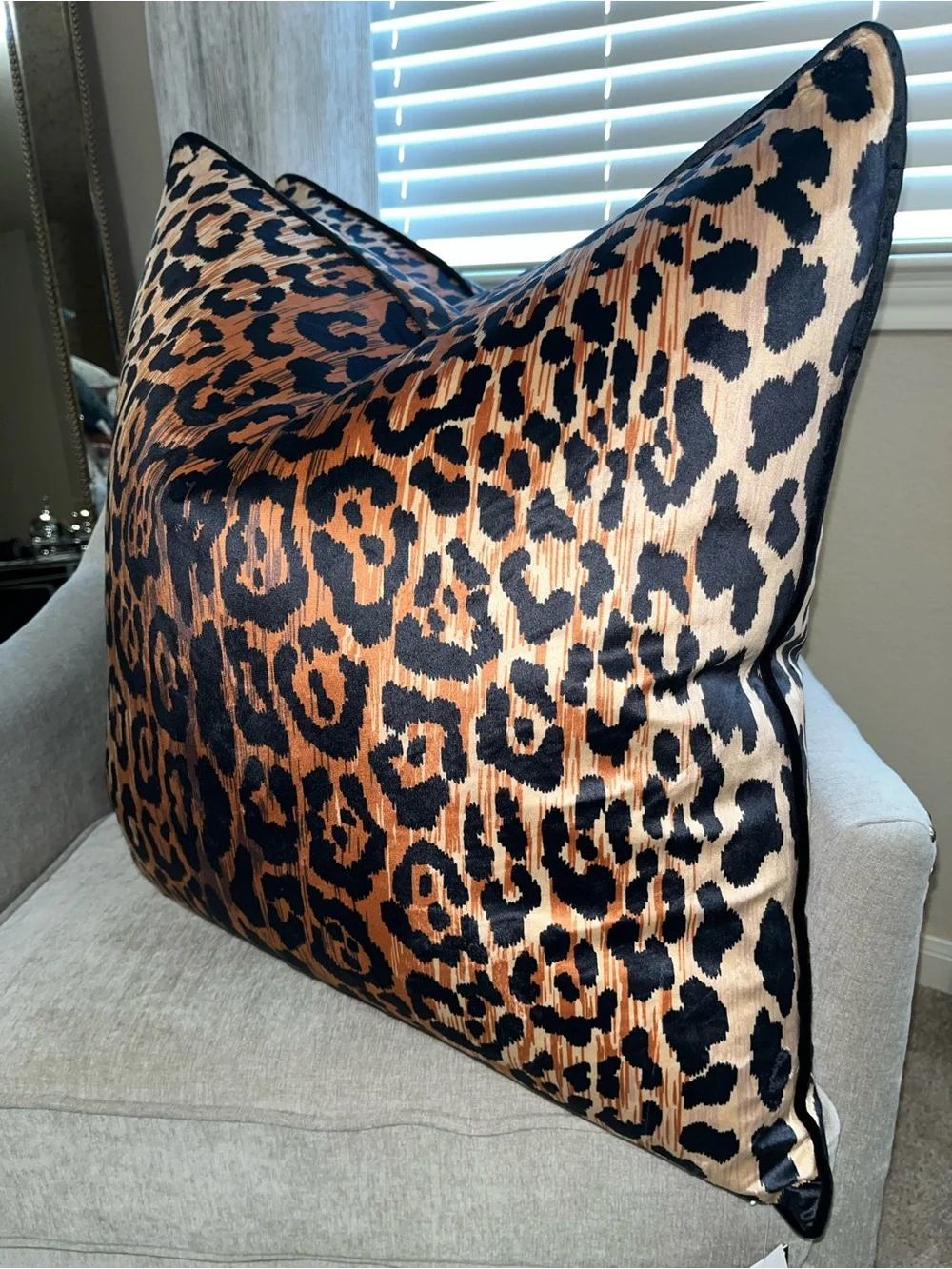 1-Dann Foley Lifestyle luxury velvet Cheetah Print design decorative pillow